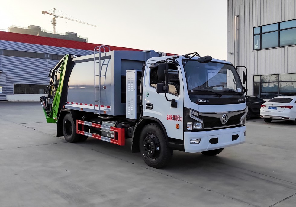 東風混電9方壓縮垃圾車 東風混電9方壓縮垃圾車
