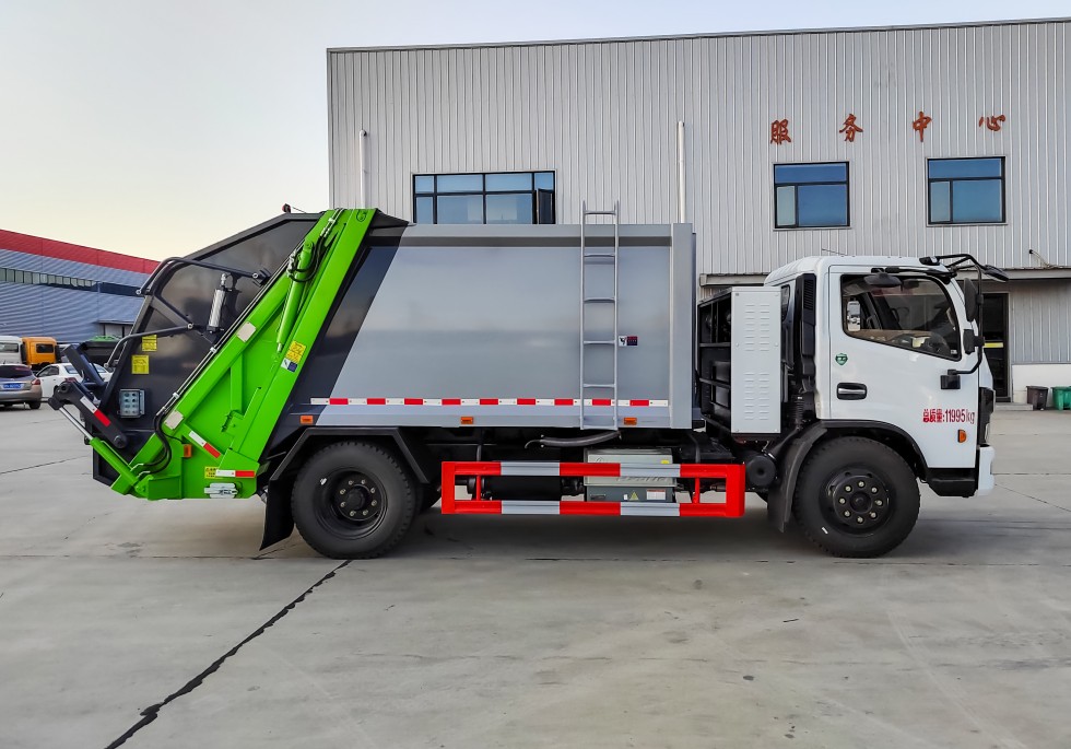 東風混電9方壓縮垃圾車 東風混電9方壓縮垃圾車